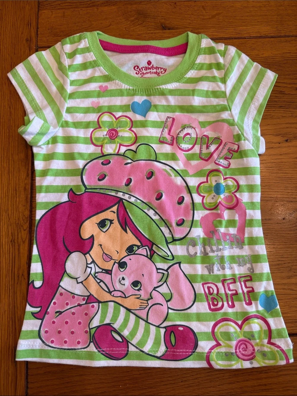Y2k Strawberry shortcake shortsleeve tshirt size3T